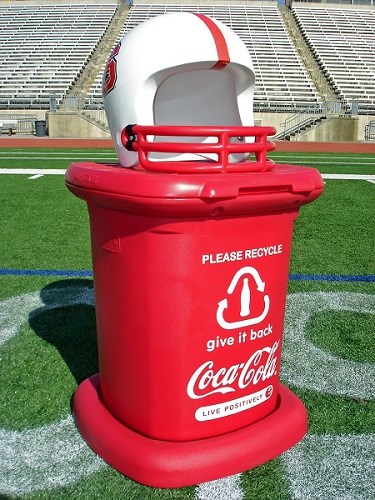 Coca Cola recycles