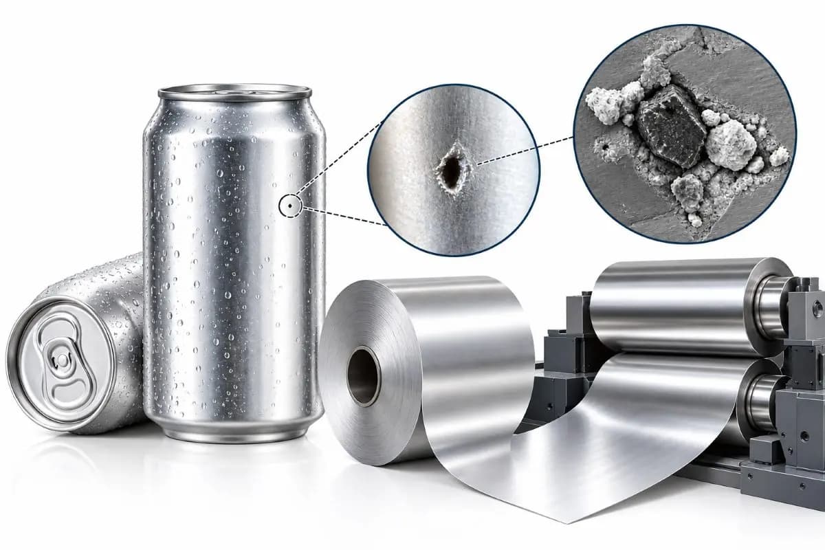 Pinhole in aluminium beverage cans: Causes, root cause and failure analysis