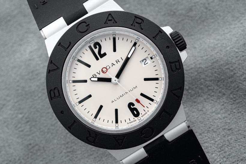 Bulgari lightweight aluminium cased sports watches