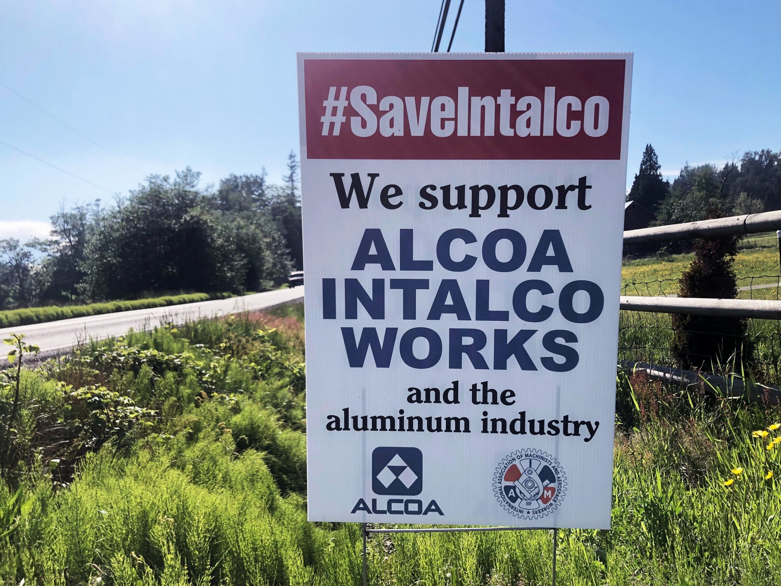 Save Alcoa employees rally