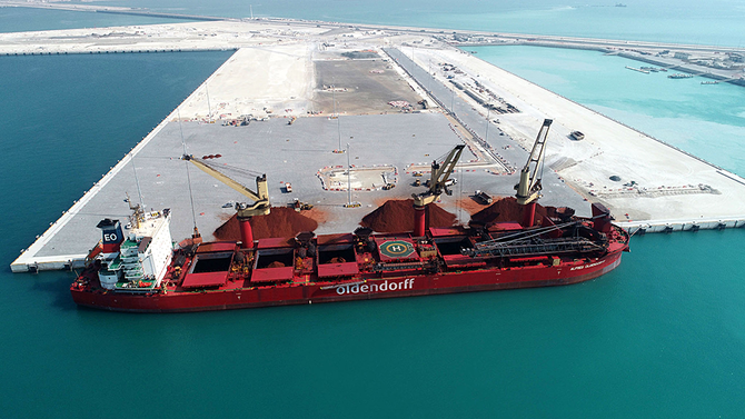 Khalifa Port South Quay commences operation with first shipment carrying Bauxite