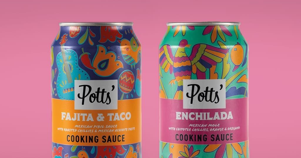 Potts’ introduces Mexican cooking sauce duo in aluminium beer cans