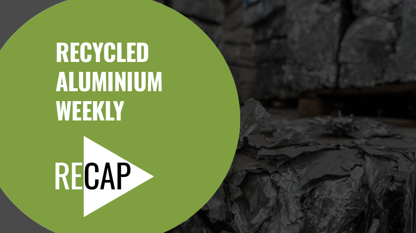 Recycled aluminium weekly recap