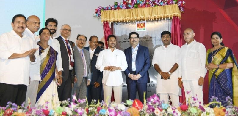 Kumaramangalam Birla and AP Chief Minister inaugurates Grasim Industries’ Chlor-Alkali project, Alcircle News