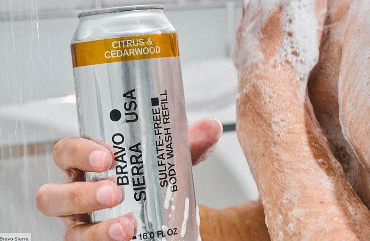 Bravo Sierra rolls out body wash in reusable aluminium cans with attachable pumps , Alcircle News