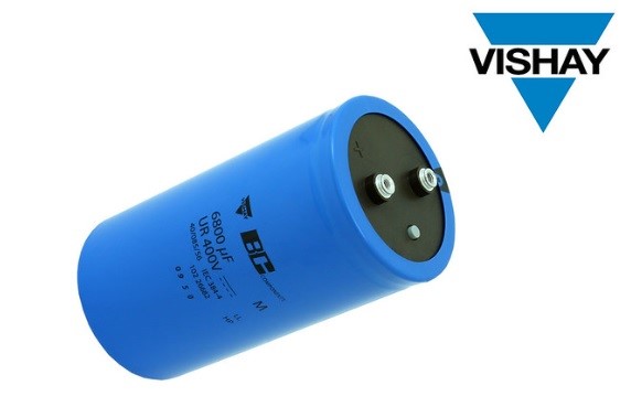 Vishay Intertechnology launches a new line of screw-terminal aluminium electrolytic capacitors