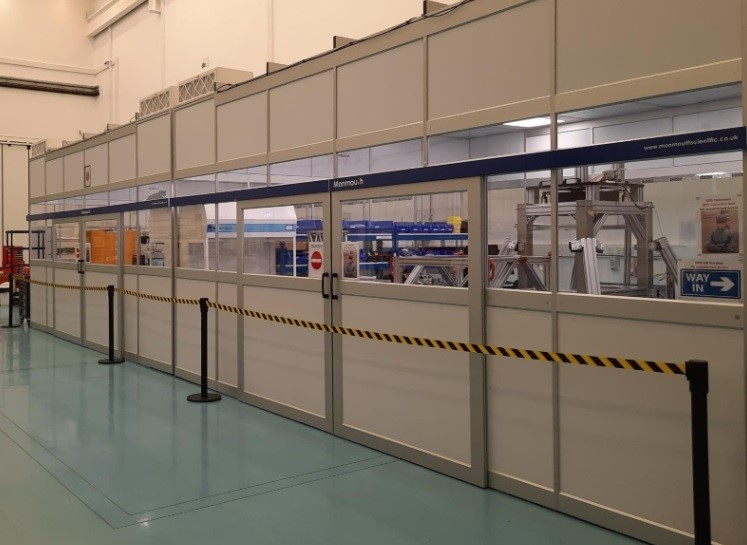 Monmouth Provides Aluminium Modular Cleanrooms For Space Innovation At ...