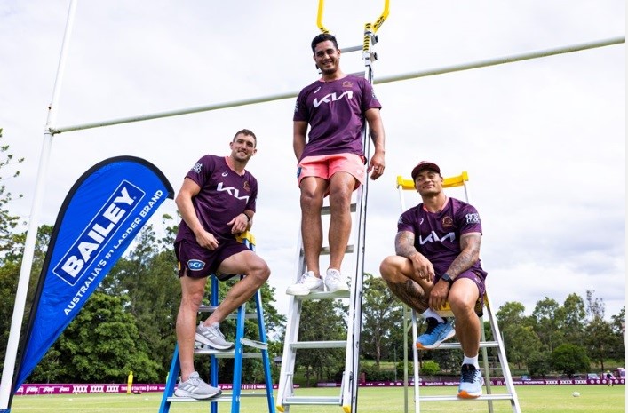 Brisbane Broncos enters partnership with fibreglass & aluminium ladder maker Bailey , Alcircle News