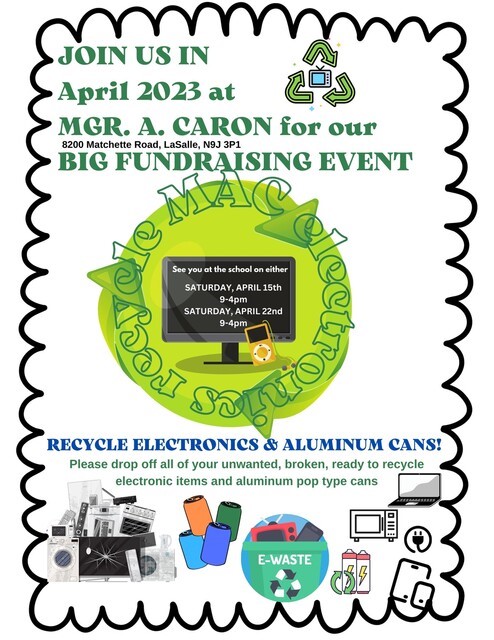 Monseigneur Augustin Caron Elementary School to organize two-day aluminium can recycling event