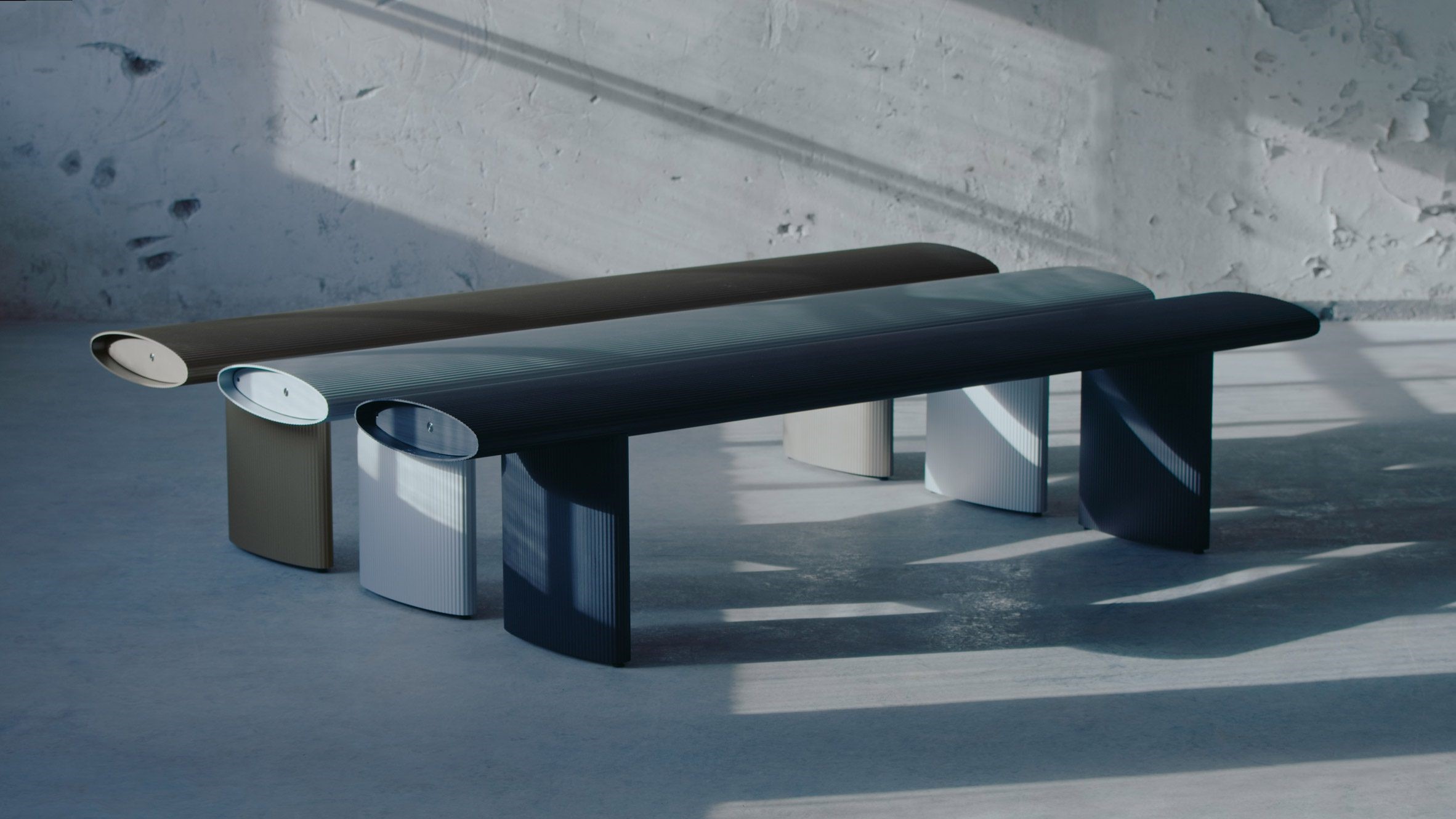 Norwegian designer drafts Bello! aluminium bench design for Hydro 