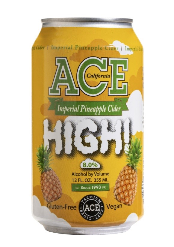 ACE Cider launches HIGH Imperial Pineapple in 12-ounce aluminium cans