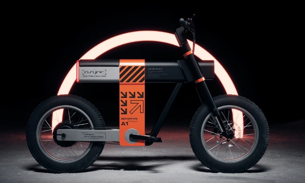 Async A1, the aluminium framed customizable e-bike comes with a burglar alarm