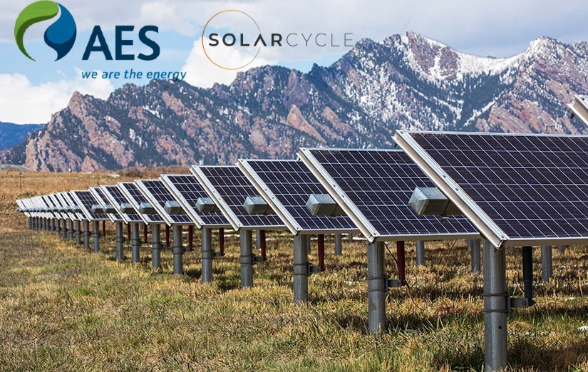 AES Corporation signs solar panel recycling deal with Solarcycle 