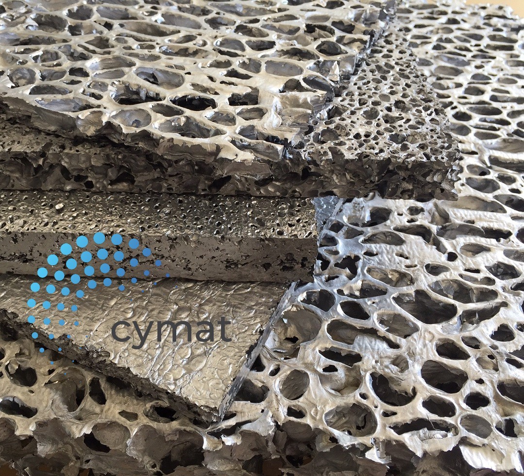 Cymat begins testing prototype automotive components made of flagship aluminium foam 