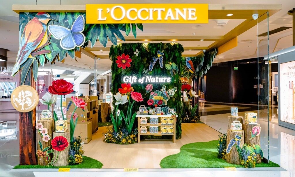 L'OCCITANE’s pop-up store in Hainan promotes sustainability with its recycled aluminium packaging