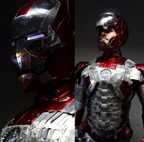 Ironcostumes’ Mark V cosplay accurately replicates Robert Downey Jr.'s Iron Man 2 armour 