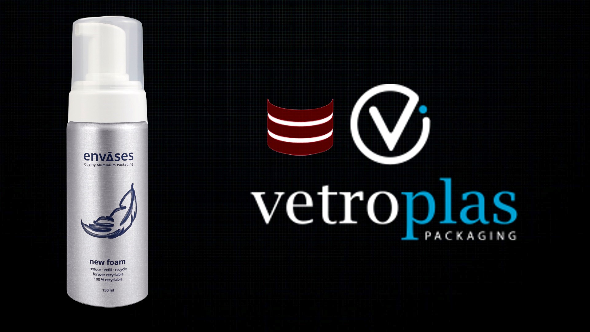 Vetroplus collaborates with Spanish Envases to produce sustainable aluminium foamer bottles