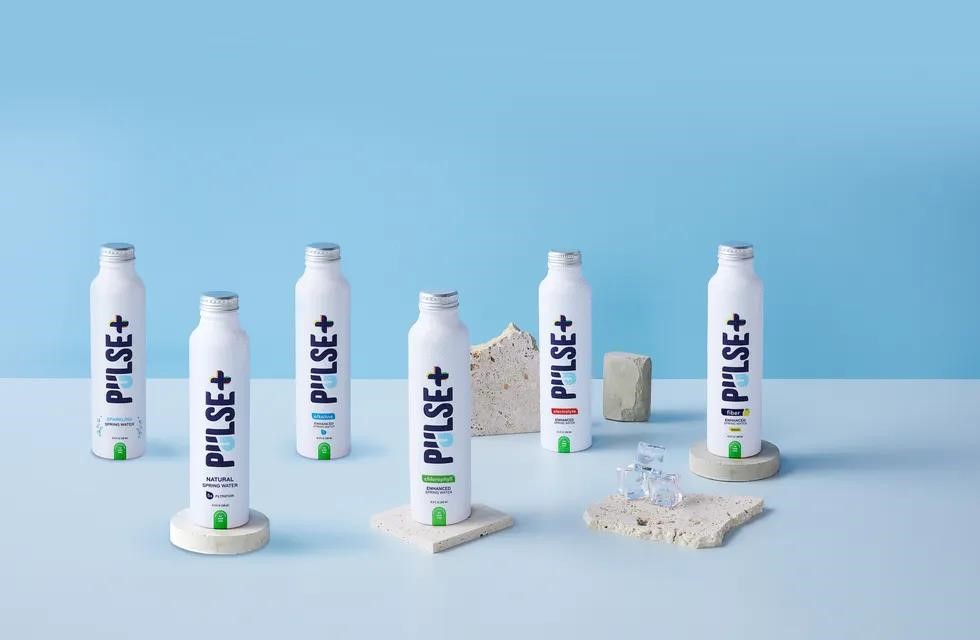 PULSE+ Water focusing on sustainability designs its bottles with aluminium