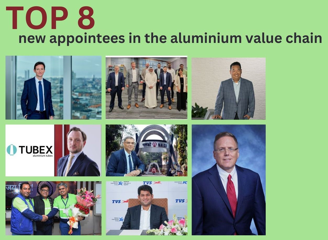 Top 8 new appointees in the aluminium value chain