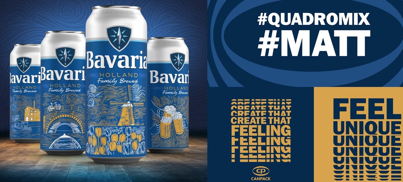 Canpack produces limited edition aluminium cans for the Royal Swinkels Family Brewers