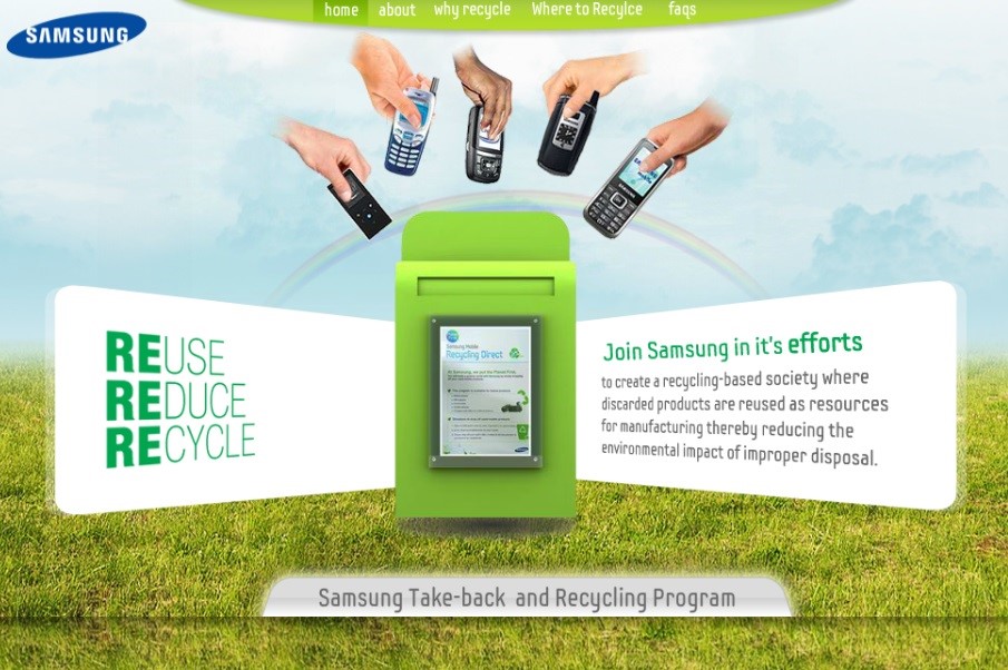 Samsung Canada's nationwide electronic recycling program helps