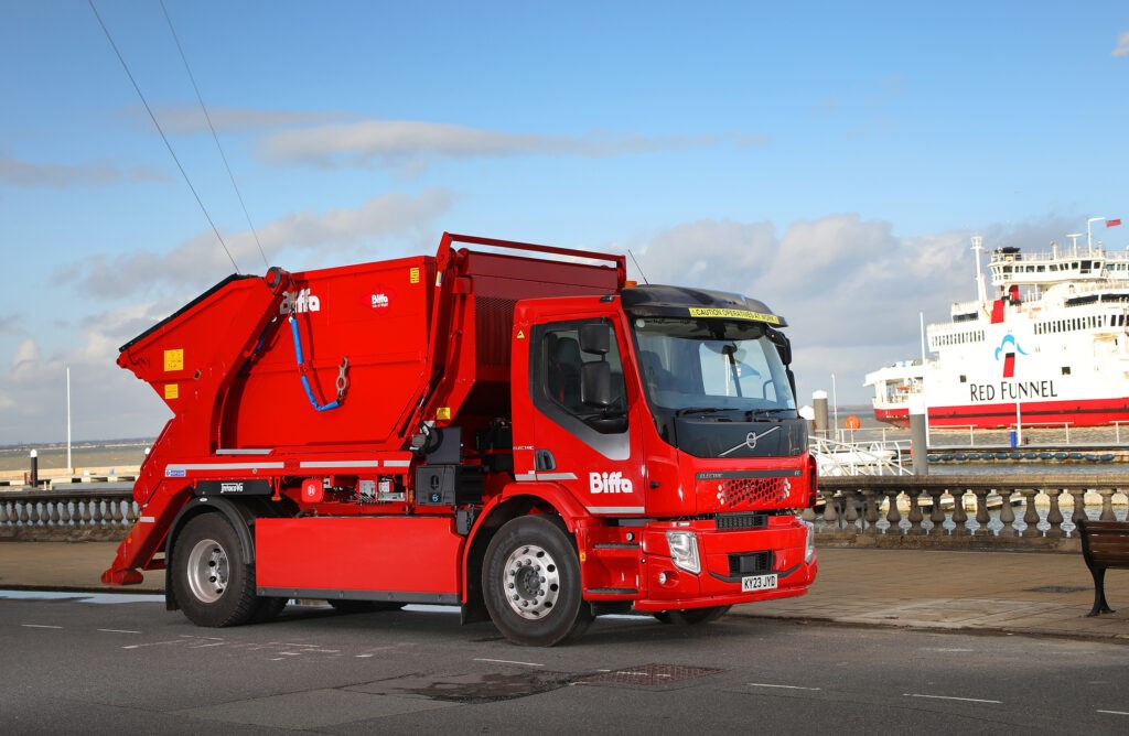 Biffa partners with Volvo Trucks for the first electric skip loader rollout