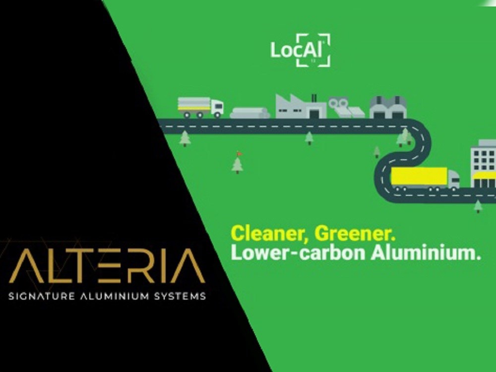 Alteria Aluminium incorporates Capral's LocAl low-carbon aluminium to create its extruded items 