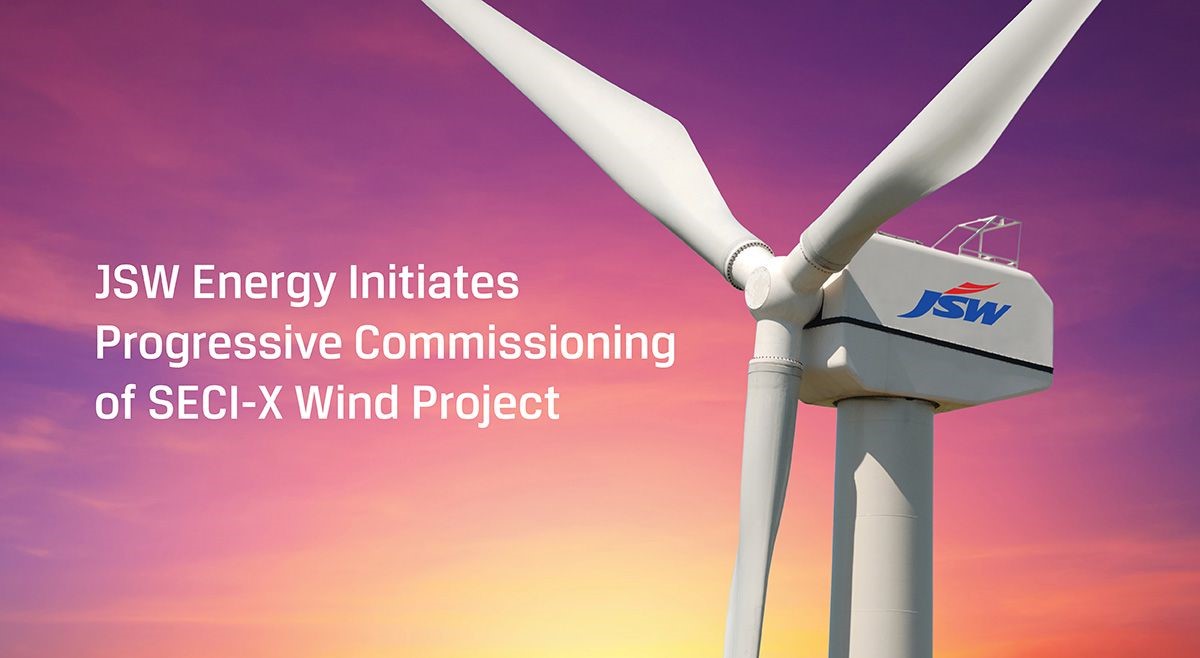 JSW Renew Energy upholds the first phase of its 51MW capacity wind energy project in Tamil Nadu 