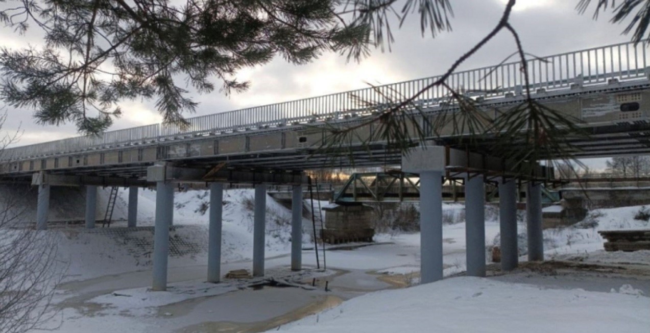 The first aluminium road bridge in Russia opens for traffic