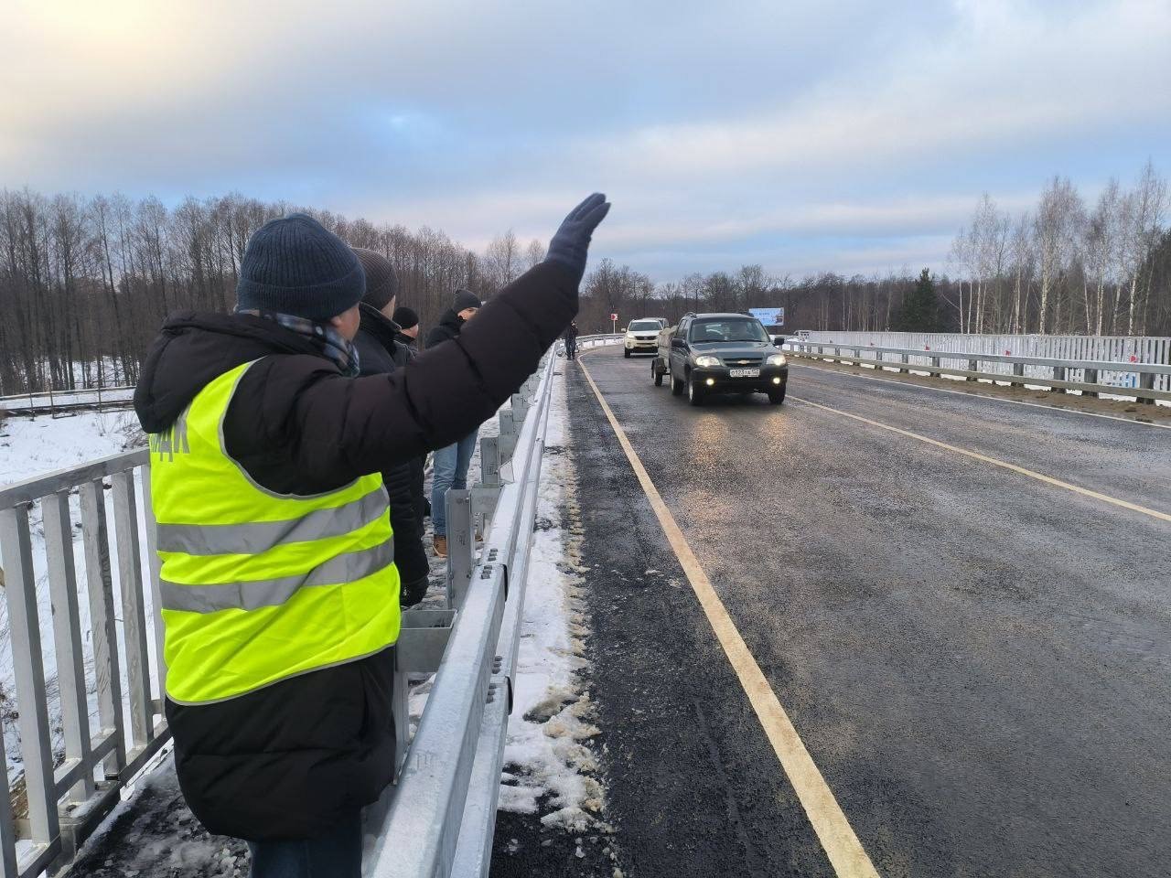 The first aluminium road bridge in Russia opens for traffic