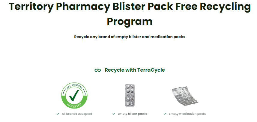 Territory Pharmacy collaborates with TerraCycle® 