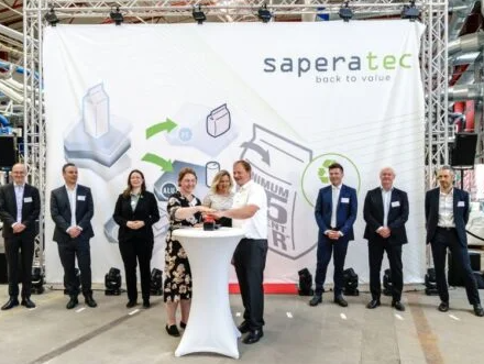 saperatec launches a new facility in Dessau focusing on secondary aluminium production from composite packaging waste
