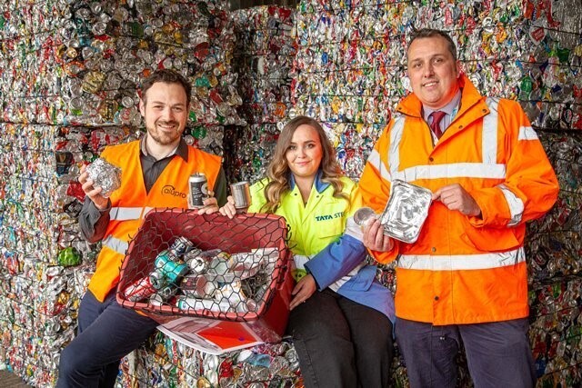 'MetalMatters' campaign in Powys highlights the benefits of recycling aluminium cans & foils