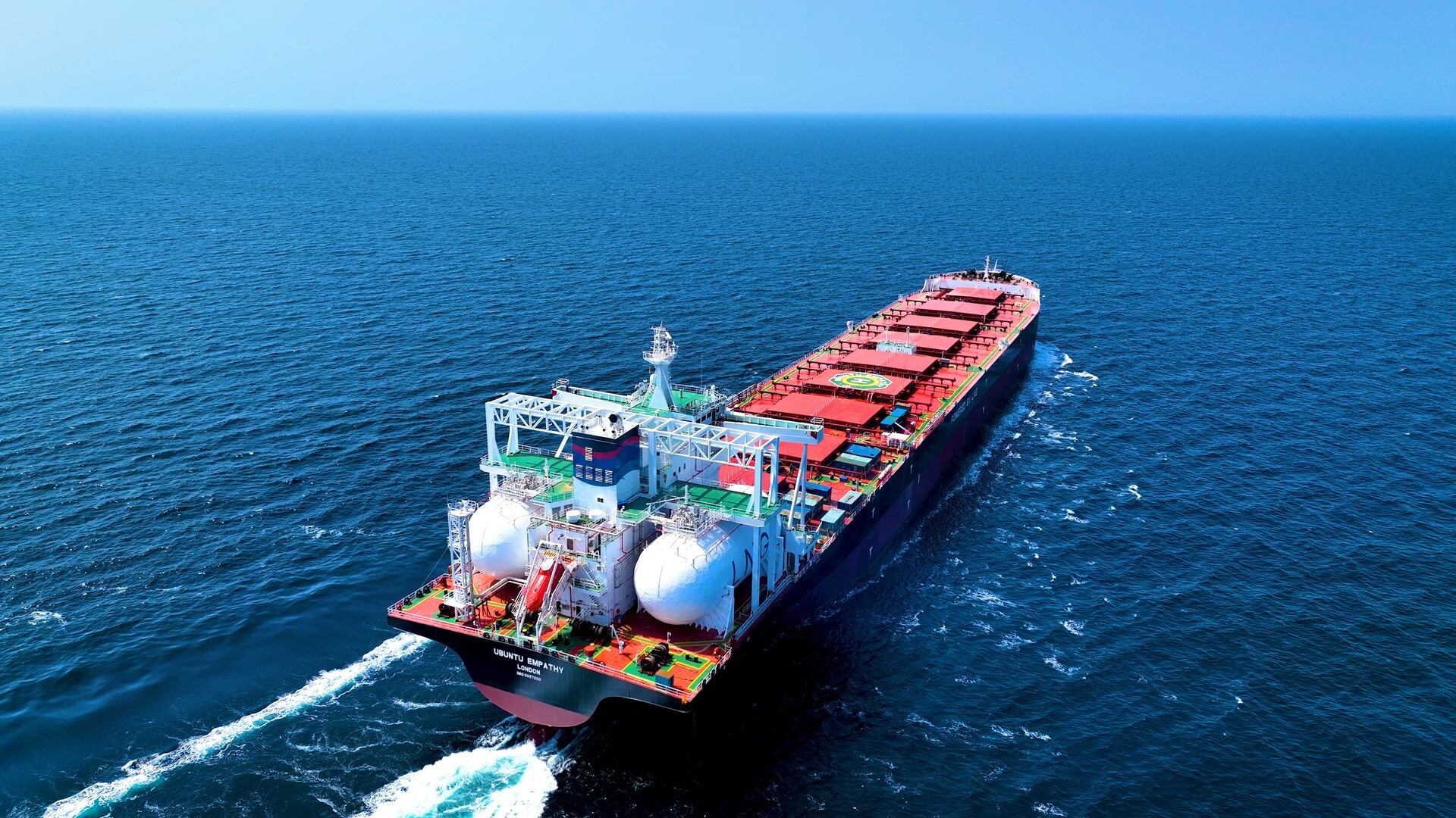 EGA, the first in the world to have shipped bauxite cargo using a cleaner energy-fuelled vessel