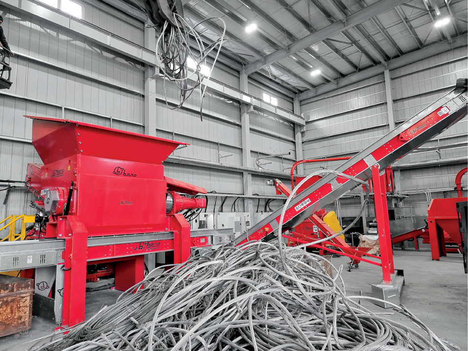 Bano Recycling's shredder and wire chopping line optimise efficiency for Sonekin Co. Ltd. in Japan