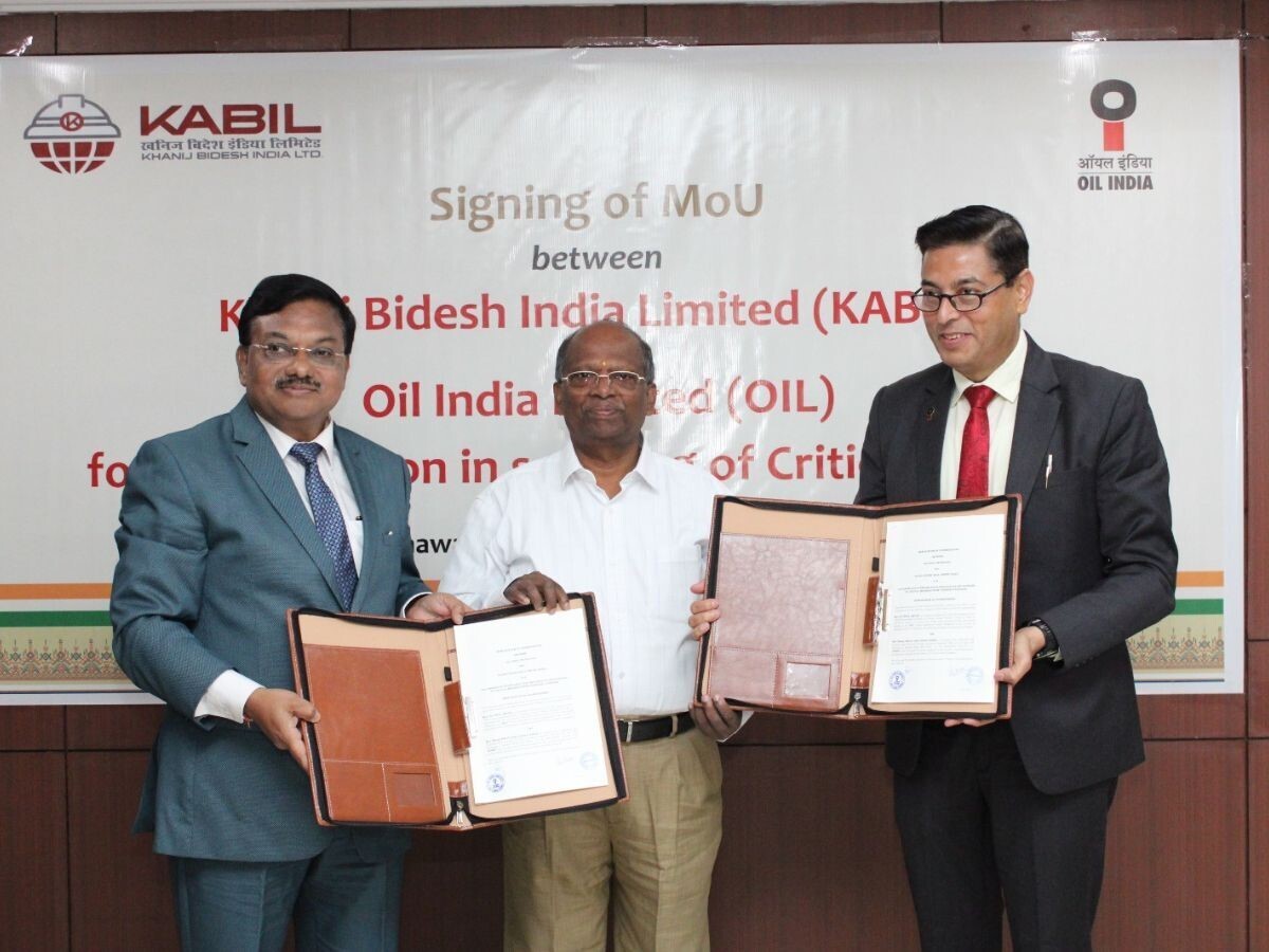 NALCO’s subsidiary KABIL signs MoU with Oil India Ltd. to develop critical mineral projects