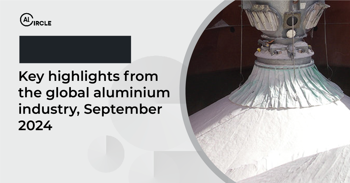 Key highlights from the global aluminium industry, September 2024