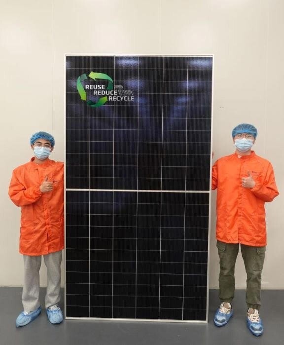 TrinaSolar’s eco-friendly breakthrough: Produces world’s first c-Si solar module with recycled aluminium frames