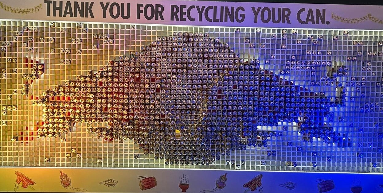 Aluminium can recycling takes spotlight at the UNESCO-inscribed Durga Puja festival