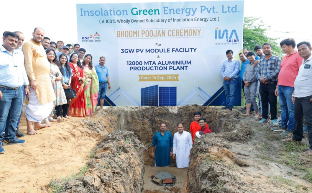 INA Solar breaks ground on its much-awaited 12,000 MTPA aluminium frame plant in Jaipur