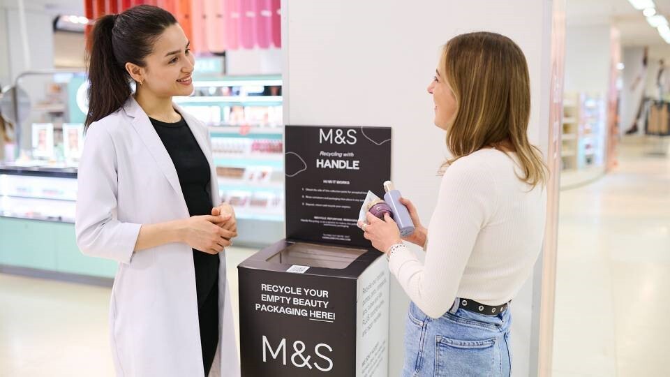 M&S and HANDLE launch takeback programme to recycle aluminium& plastic beauty products