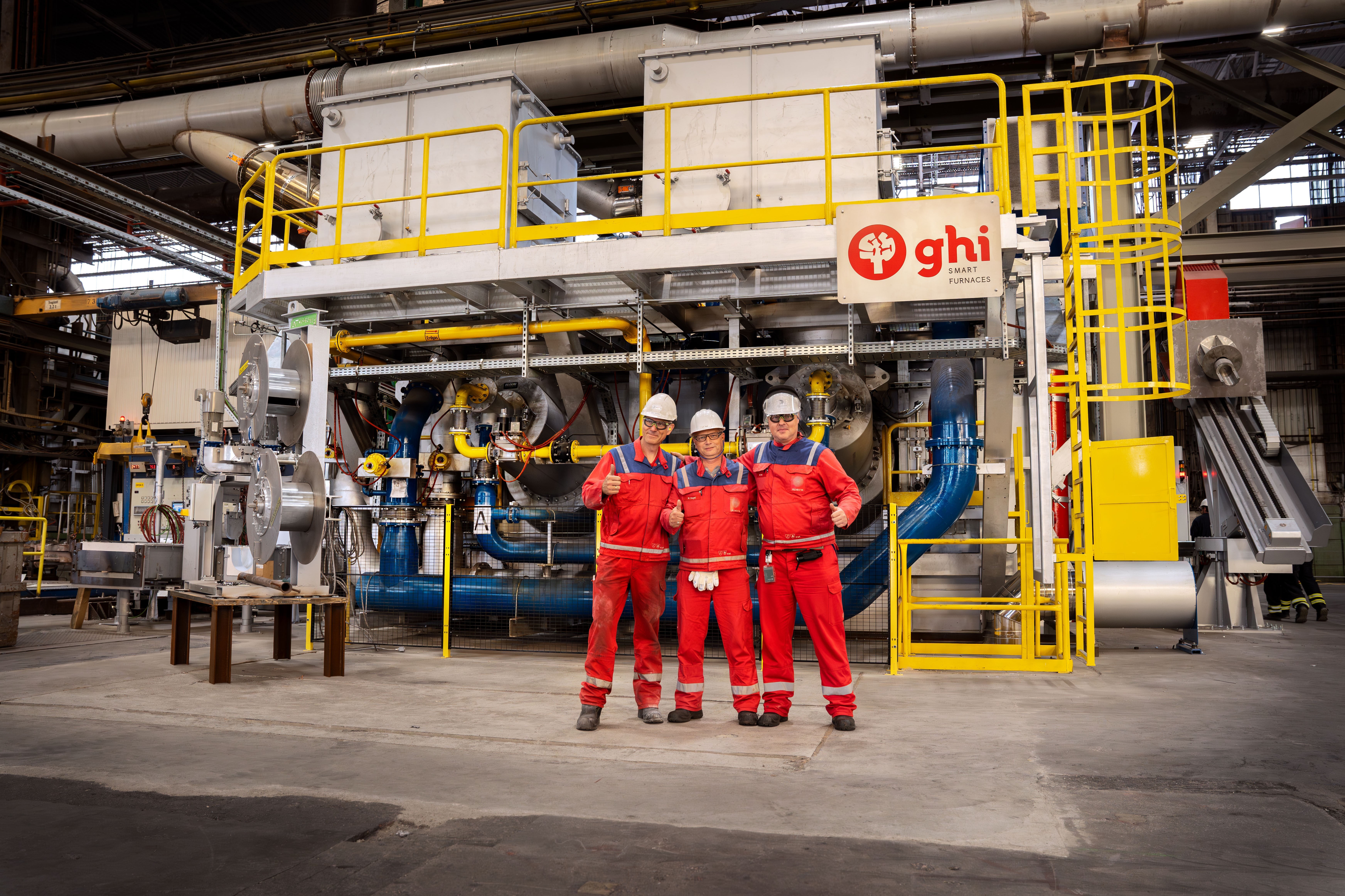 Speira's 6.4 million euros worth of new furnace with technology saves 15 per cent of energy