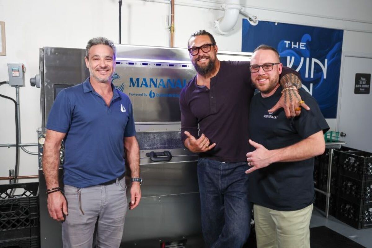 Mananalu Powered by Boomerang Water: Jason Momoa champions new technology to eliminate single-use plastic bottles