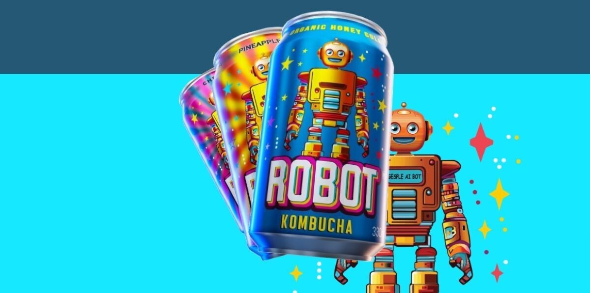 Low on sugar, high on sustainability: Net Zero Foods launches ROBOT Kombucha in aluminium cans