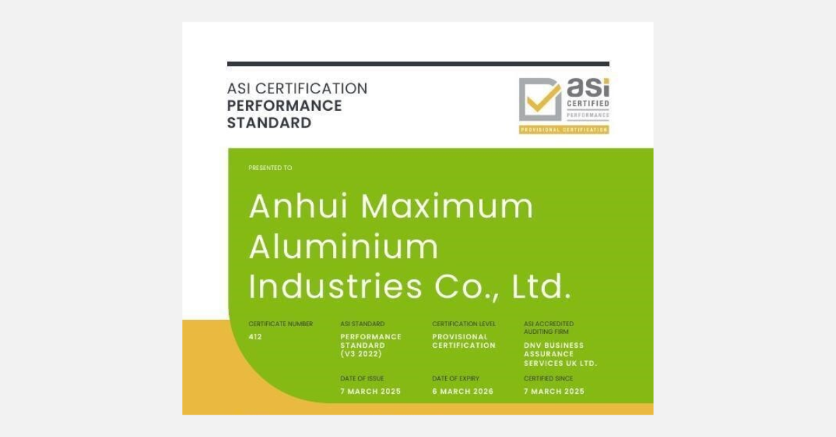 ASI certification