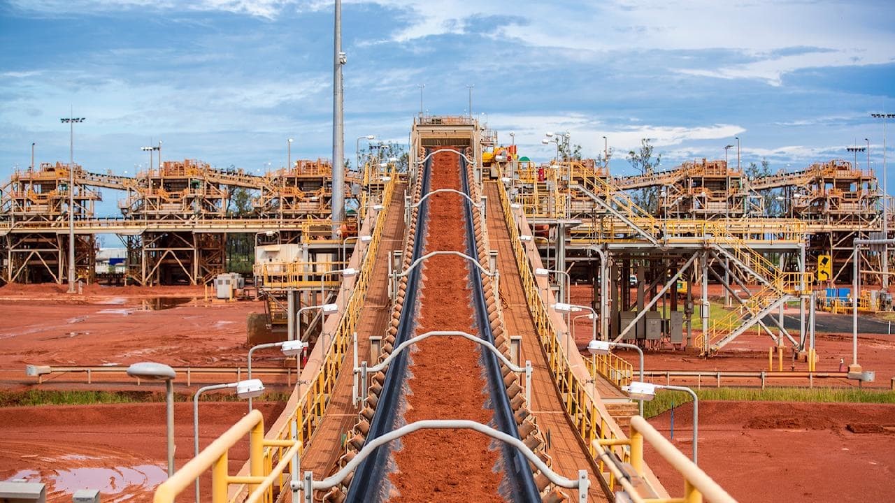 Rio Tinto's Amrun bauxite increases production