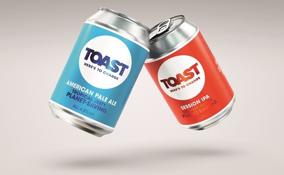 Toast Ale aluminium beer cans